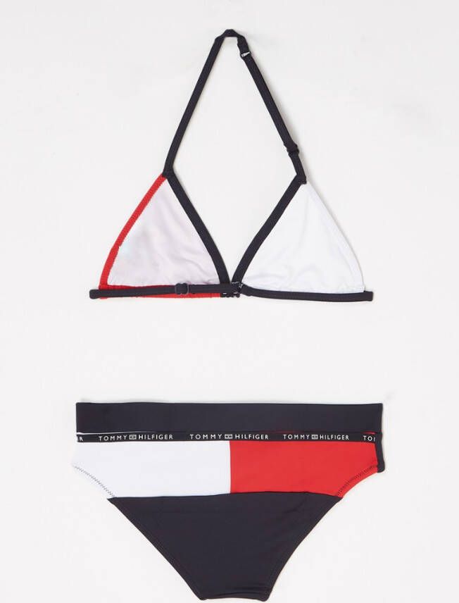 Tommy Hilfiger Bikinis Girls Triangle Set Donkerblauw