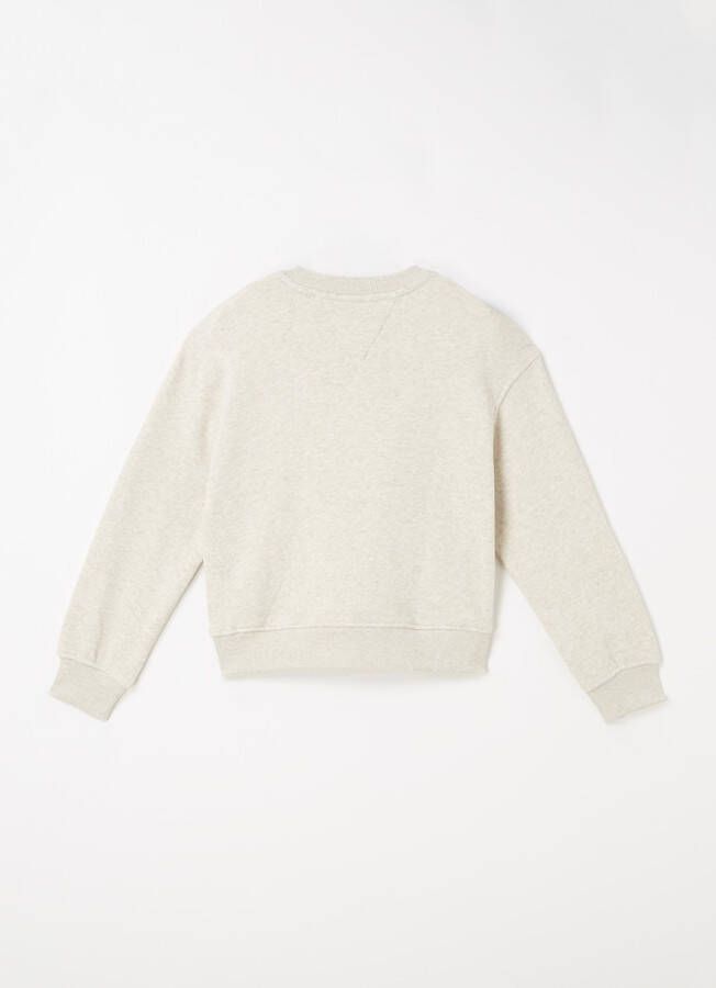 Tommy Hilfiger Sweater met logoborduring en steekzakken