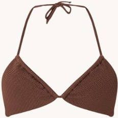 Seafolly Slide Tri triangel bikinitop met uitneembare vulling en structuur
