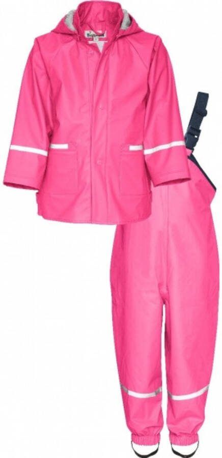 Playshoes Regenpak Tweedelig Basic Junior Roze