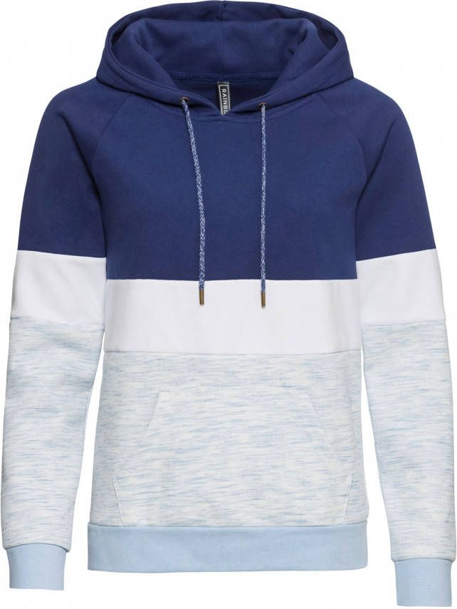 RAINBOW Hoodie, middernachtblauw/wit/blauw poudre