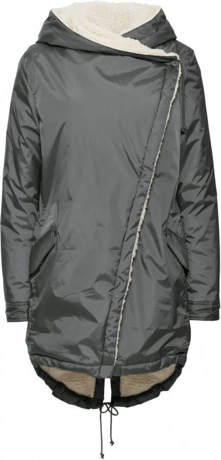 RAINBOW Lange jas, donkergrijs, 100% polyester