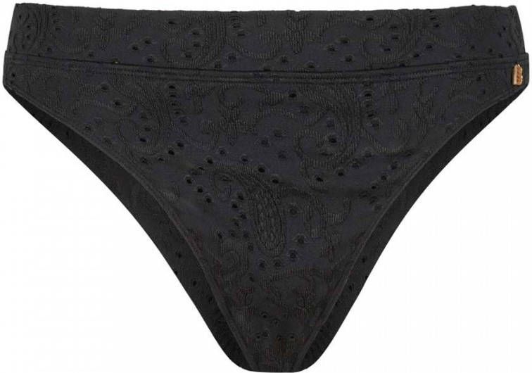 Beachlife broderie anglaise bikinibroekje zwart