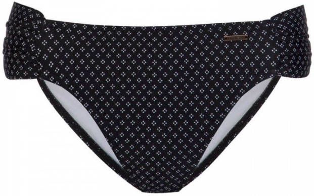 Protest bikinibroekje Perkins met all over print zwart