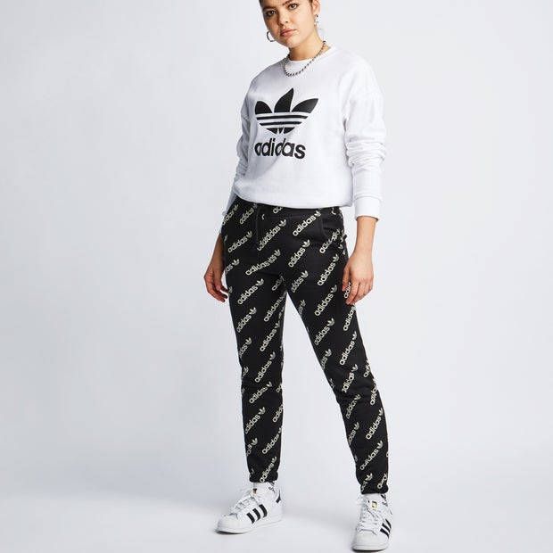 Adidas Originals Logomania Dames Broeken Black 70% Katoen, 30% Polyester