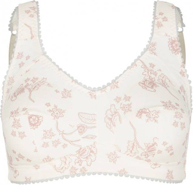 harmony Bh met hoog katoengehalte Wit/Roze