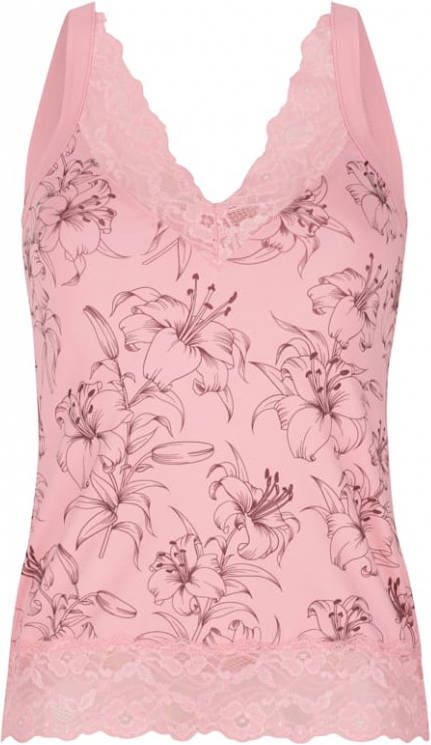 harmony Hemdje met bloemendessin Roze