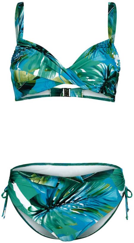 SUNFLAIR Bikini met opzij verstelbare cups Turquoise