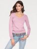 Pullover met ronde hals in roze van heine online kopen