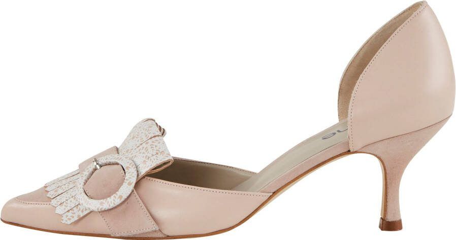 Pumps in roze/wit van heine