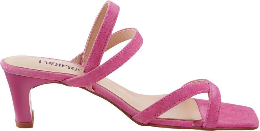 Sandalen in fuchsia van heine