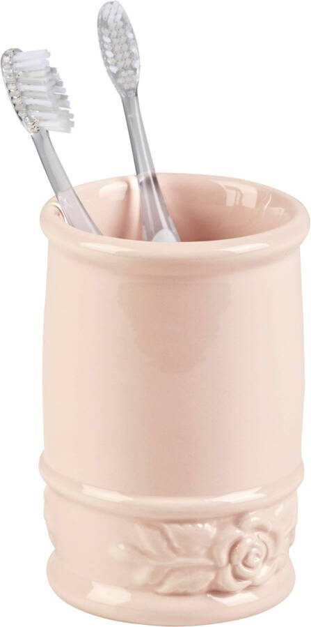 Tandenpoetsbeker in roze van heine home