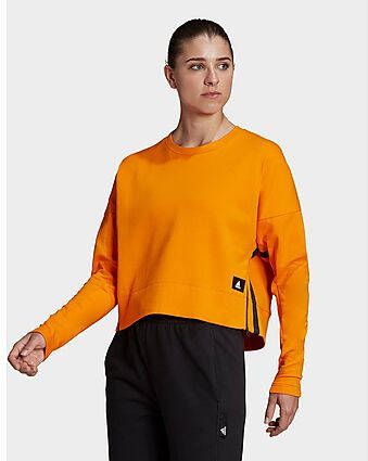Adidas Sportswear Mission Victory Sweatshirt Bright Orange Dames