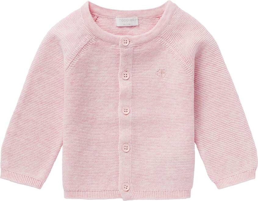 Noppies baby vest Naga van biologisch katoen lichtroze