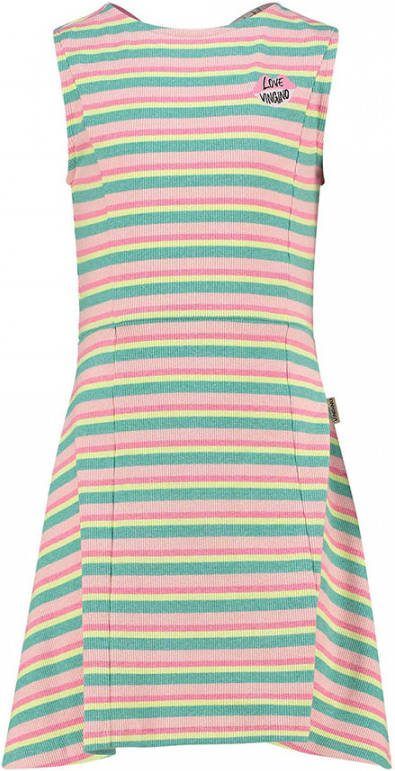 Vingino ! Meisjes Jurk Maat 128 Diverse Kleuren Katoen/polyester/elasthan