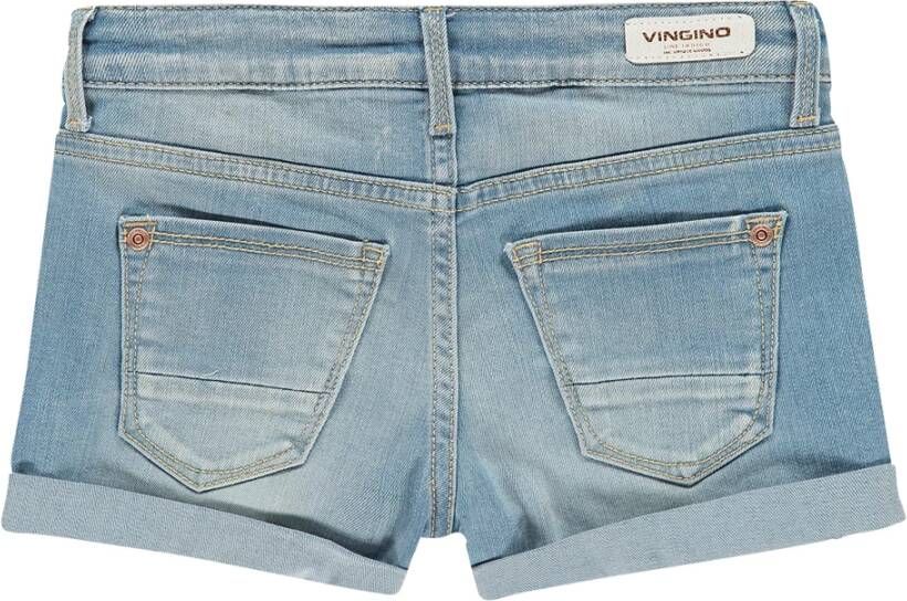 VINGINO ! Meisjes Korte Broek Maat 134 Denim Jeans