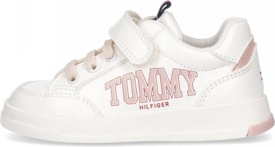 Tommy Hilfiger Slip on sneakers LOW CUT LACE UP/VELCRO SNEAKER met praktische klittenbandsluiting