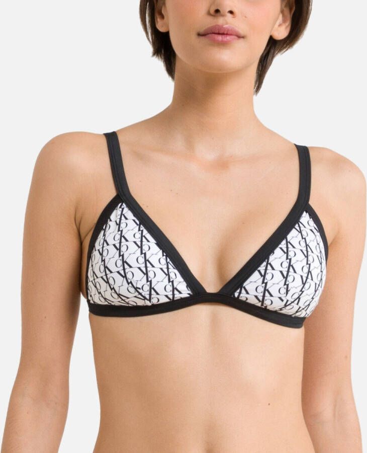 Calvin Klein CK One voorgevormde triangel bikinitop met uitneembare vulling