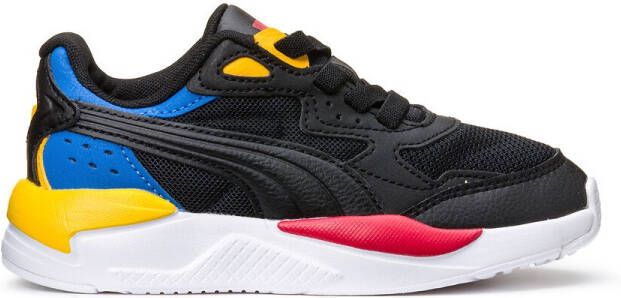 Puma x ray speed sneakers zwart/geel kinderen