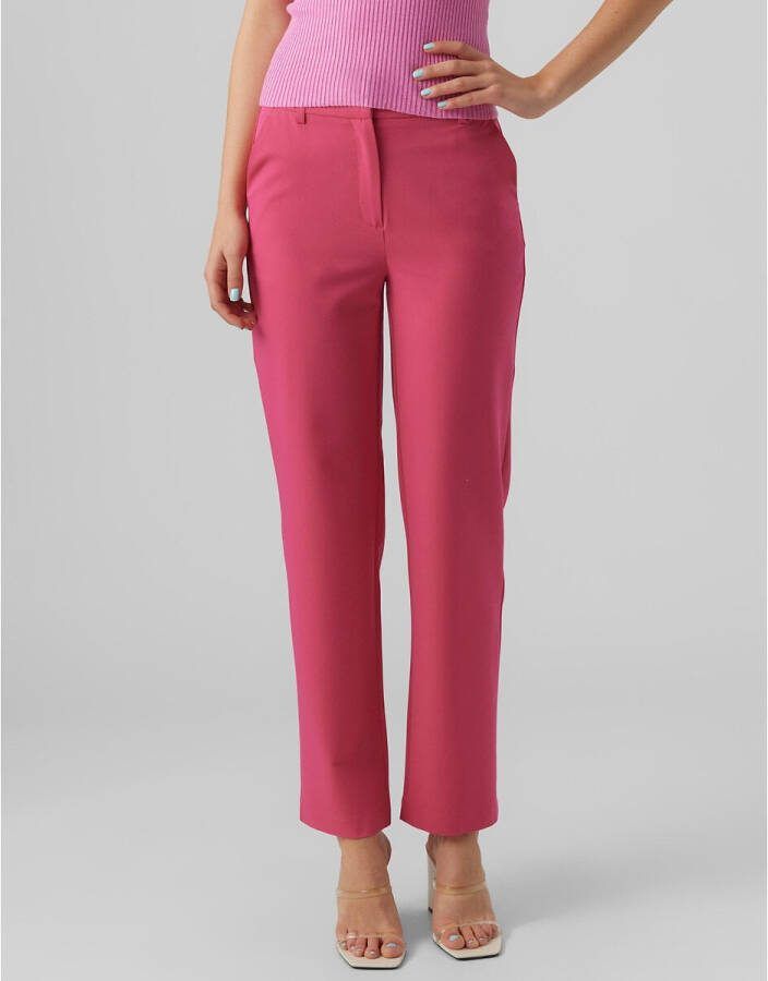 Vero Moda Broek VMZELDA H/W STRAIGHT PANT EXP NOOS