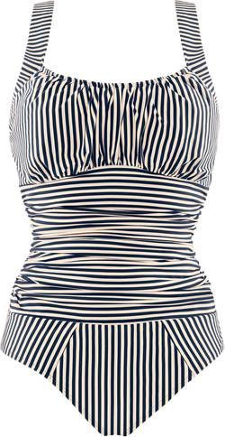 Marlies Dekkers holi vintage unwired padded bathing suit | unwired padded blue ecru