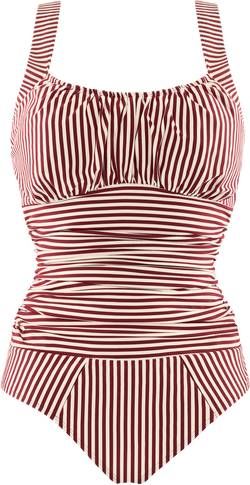 Marlies Dekkers holi vintage unwired padded bathing suit | unwired padded red ecru