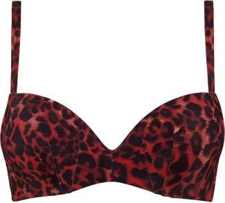 Marlies Dekkers Panthera Push Up | Wired Padded Black And Red 70d