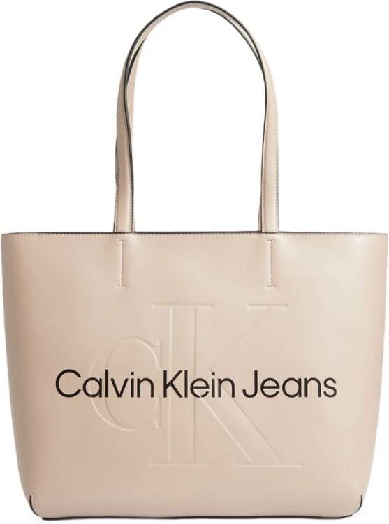 Calvin klein Jeans Shoppers Beige Dames