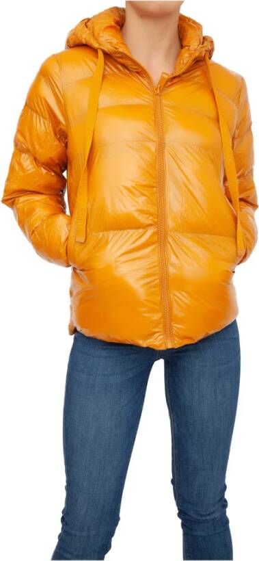 Guess Gewatteerde Jassen Geel Dames