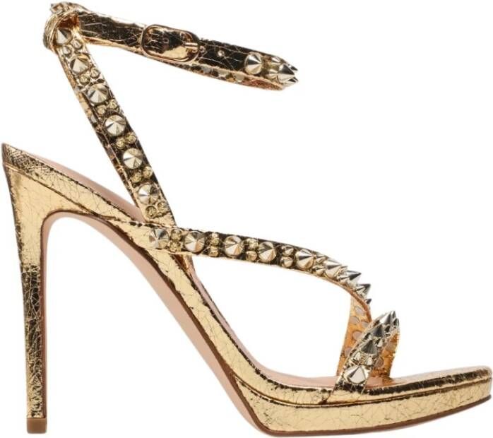 Guess Sandalen met hoge hakken , Geel, Dames