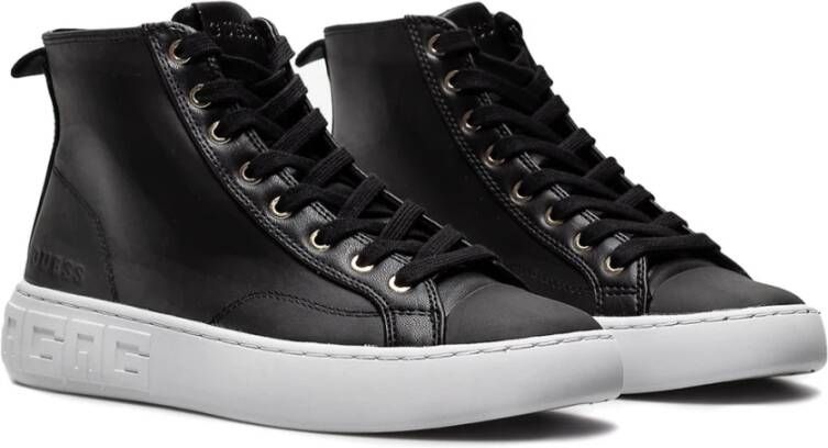 Guess Hoge Sneaker Invyte Gemengd Leer
