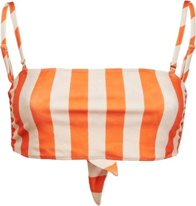 La DoubleJ 3 Way Bandeau Top , Oranje, Dames