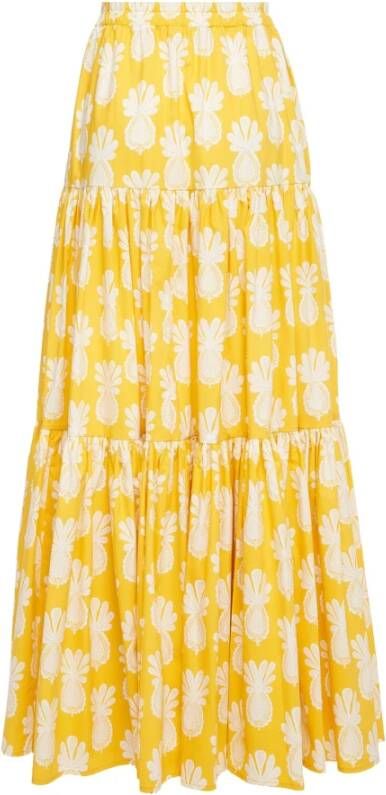 La DoubleJ Maxi Rokken Geel Dames