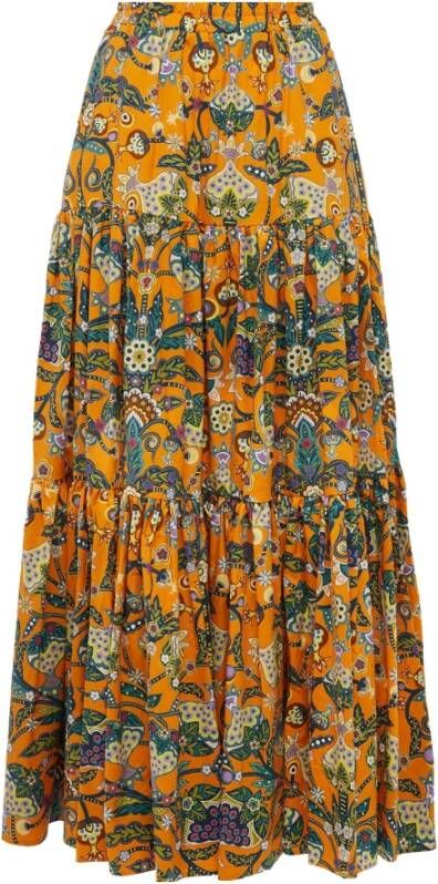 La DoubleJ Maxi Rokken Oranje Dames