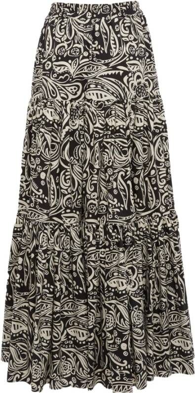 La DoubleJ Maxi Rokken Zwart Dames