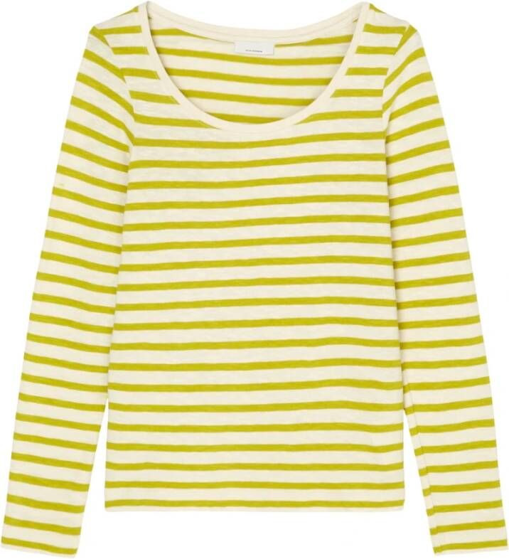 Marc O'Polo Topje met lange mouwen , Groen, Dames