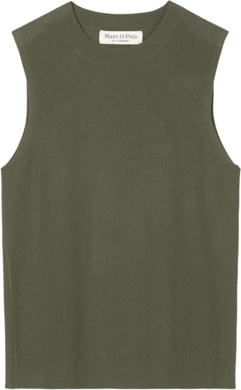 Marc O'Polo Sleveles gebreide kleding , Groen, Dames