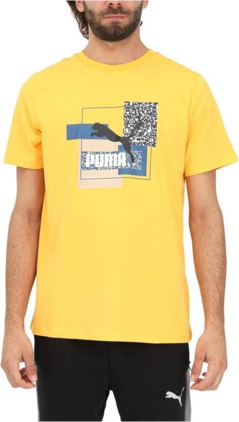 Puma Shirts Geel Heren