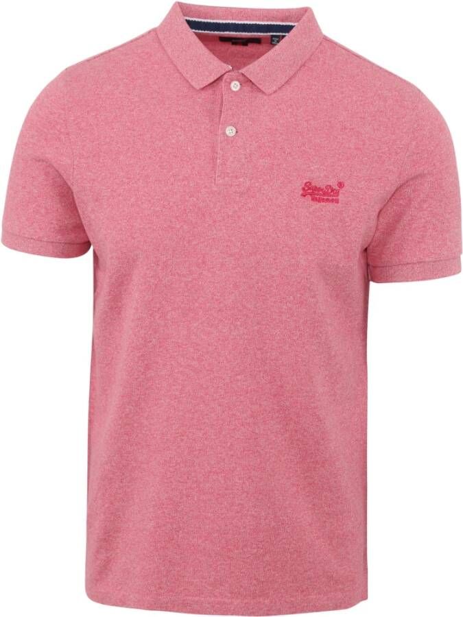 Superdry Polo Shirts , Roze, Heren