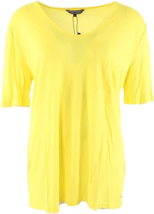 Tommy Hilfiger T shirts Geel Dames