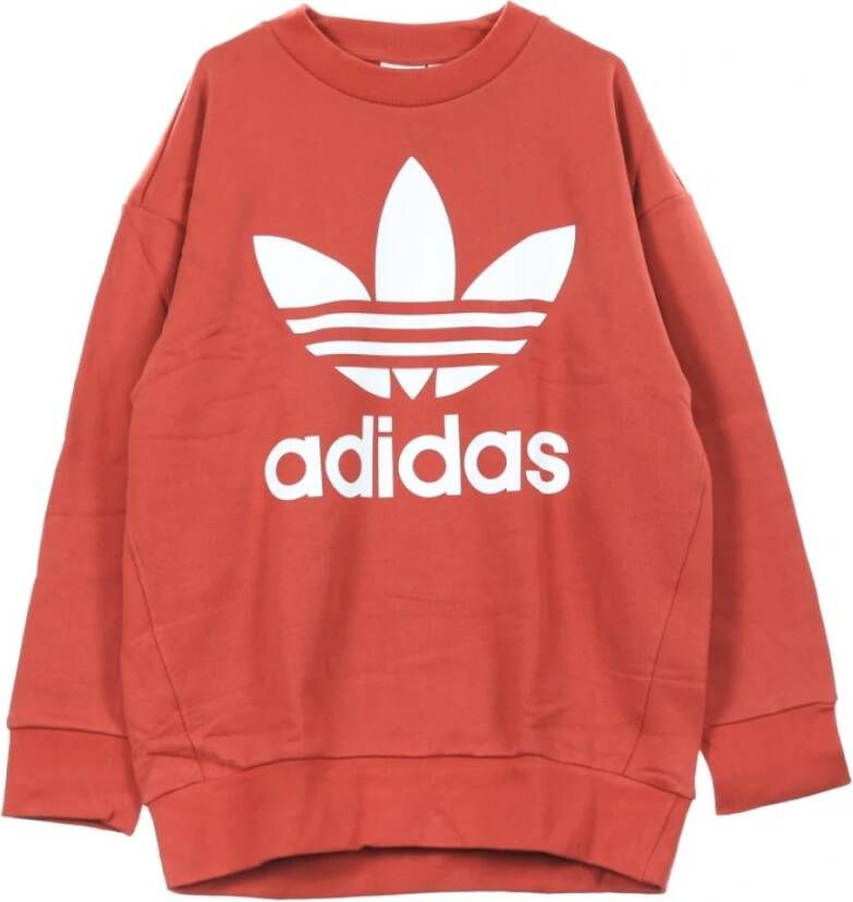 Adidas Sweatshirt voor bemanningsploeg , Oranje, Heren