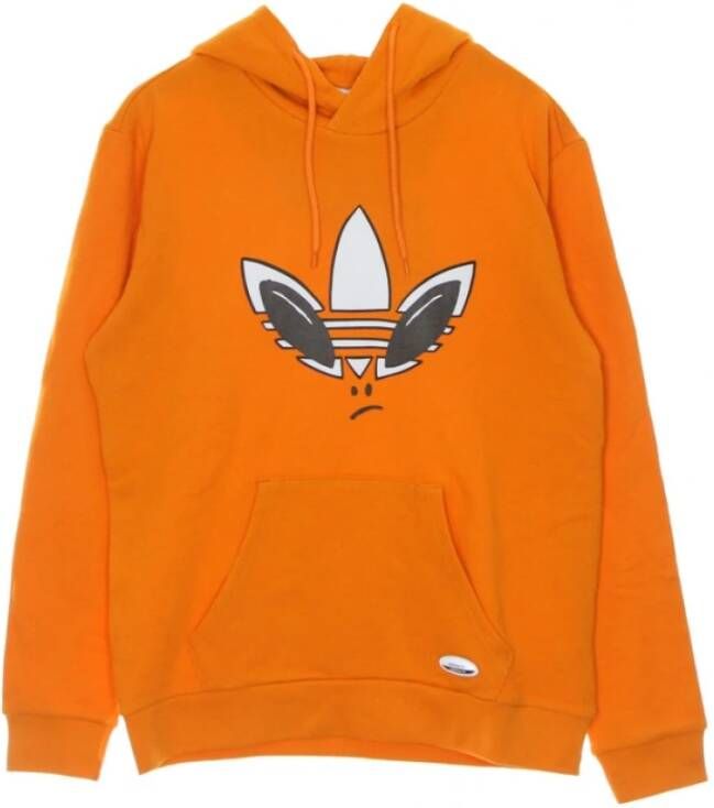 Adidas Q1 Hoodie , Oranje, Heren