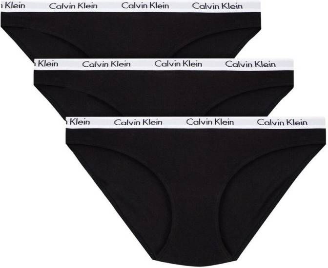 Calvin Klein Carousel panties 3 pack , Zwart, Dames