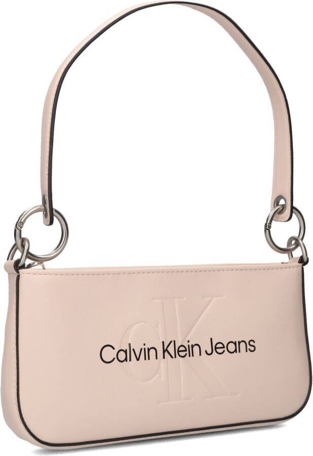 Calvin Klein Beige Schoudertas Sculpted Shoulder Pouch25 Mono