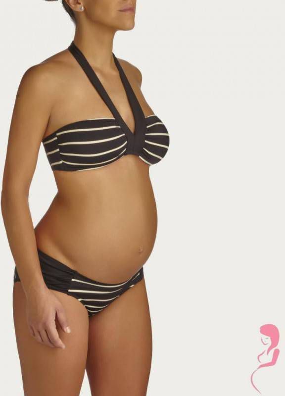 Pez D'or ZwangerschapsBikini Black Line