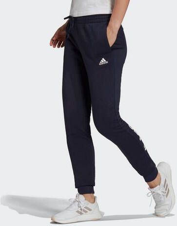 Adidas Essentials Fleece Logo Broek Legend Ink/White Dames