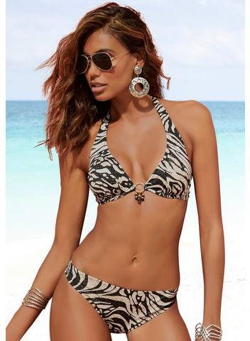 Bruno Banani Beugelbikini in trendy animal print