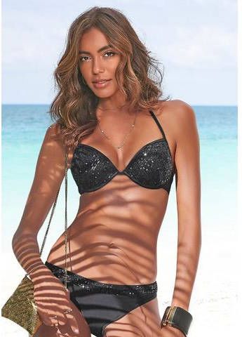 Bruno Banani Push upbikini met pailletten