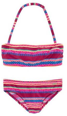 Buffalo Bandeaubikini Lux Kids met abstracte print