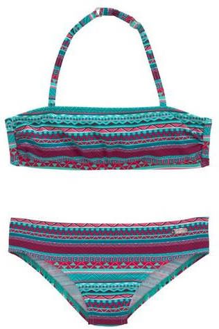 Buffalo Bandeaubikini Lux Kids met abstracte print
